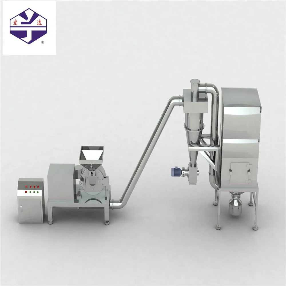 Chemical product Cyclone separating Pulse dust ginger grinding pulverizer machine