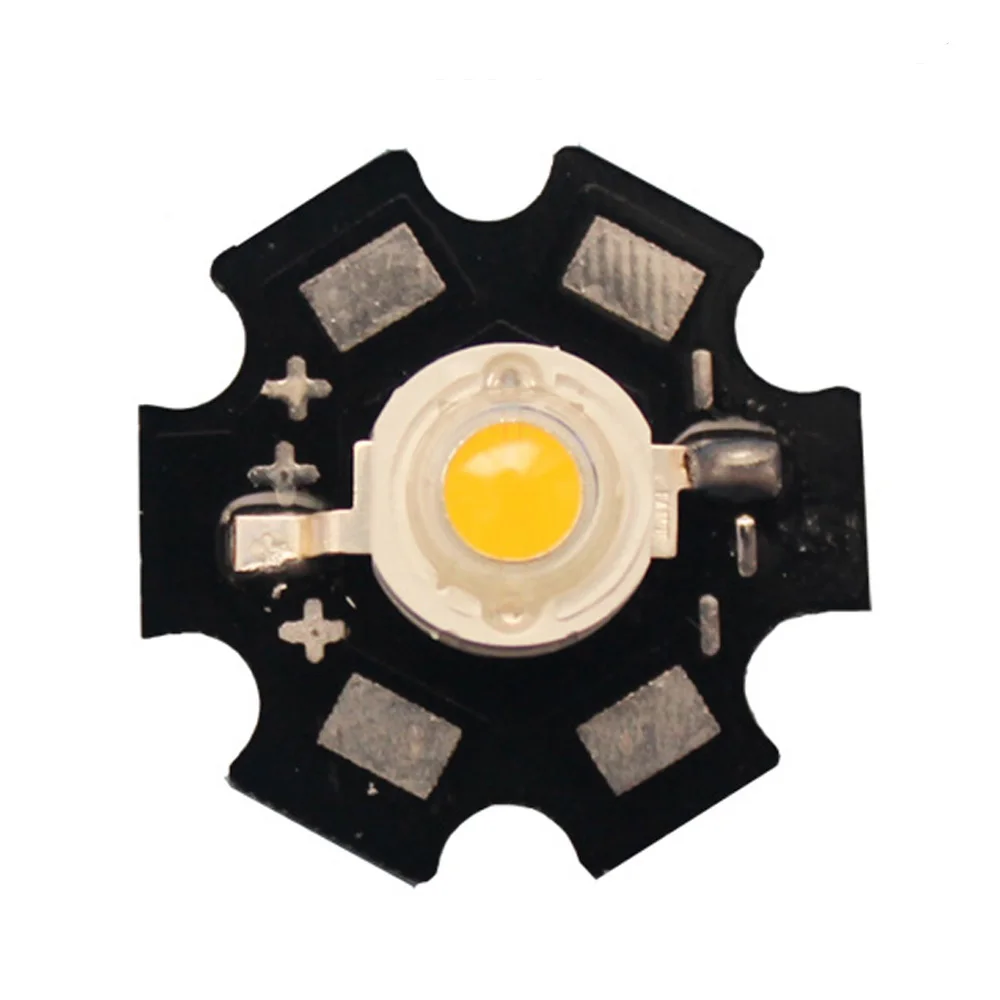 Super brightness bridgelux 45mil high power led 3W warm white with PCB star