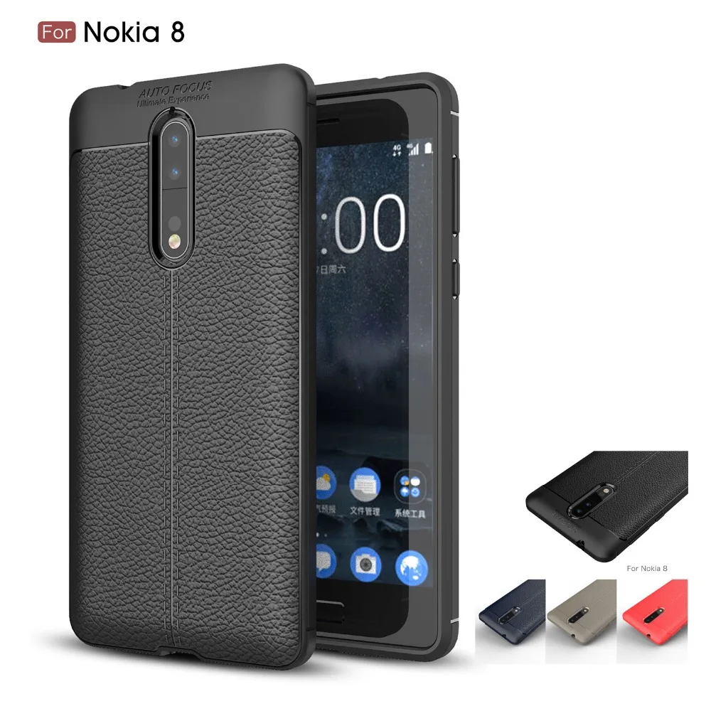 Новый завод прибытия ТПУ защитный мобильный телефон Обложка чехол для Nokia 8