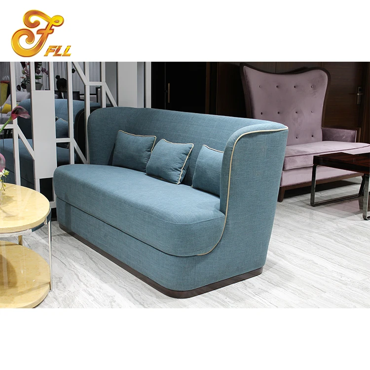 
Hotel furniture couch living room furniture velvet sofa 