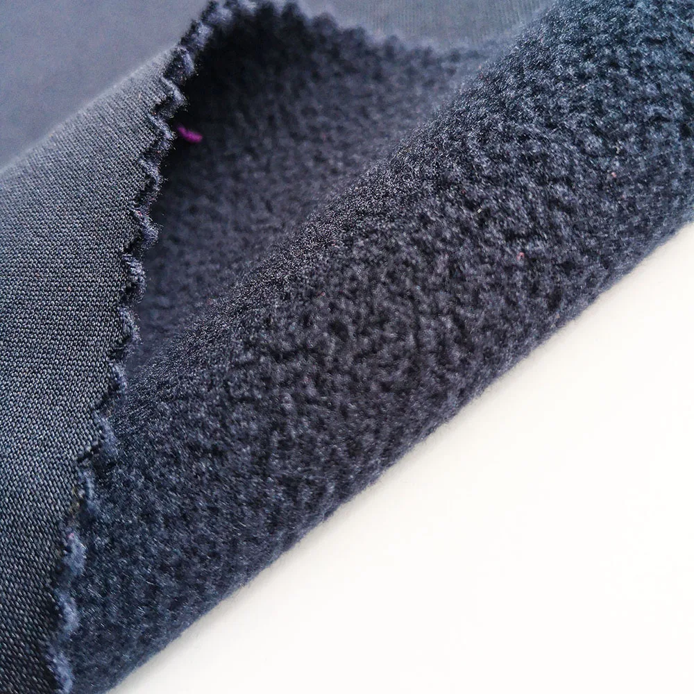 Disperse dye 280G anti-pilling sports fabric one side brush for outdoor jackets RTS PS1Y36