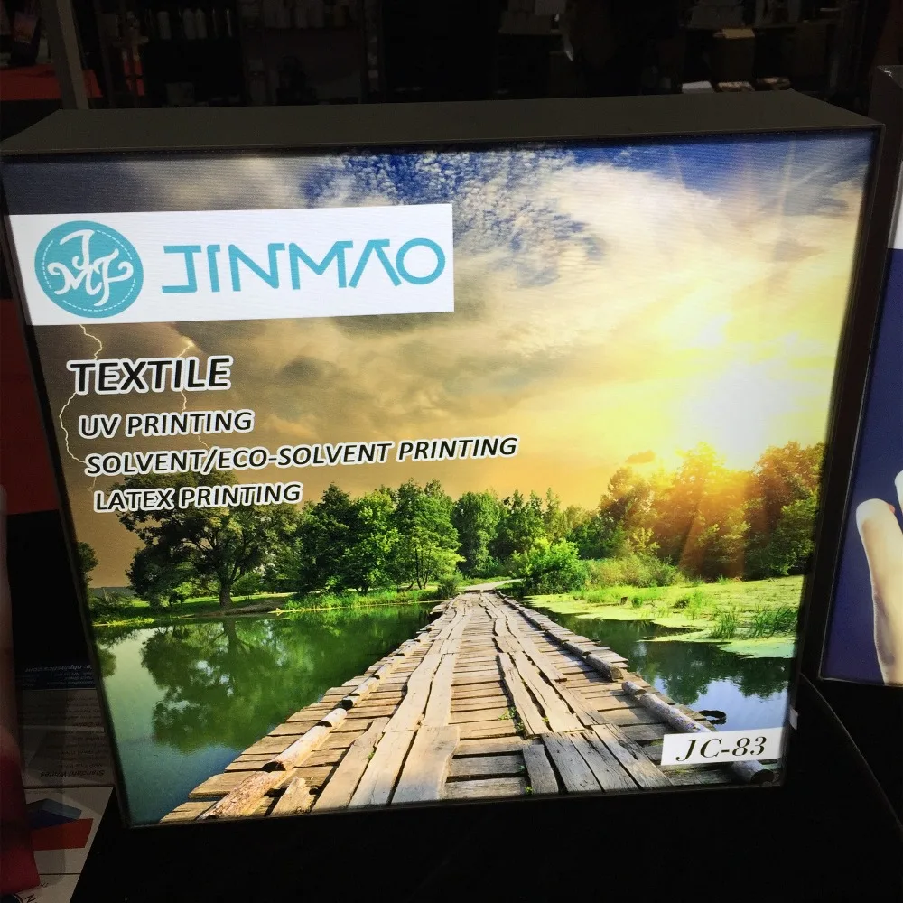 
Latex digital printing 100% polyester knit PU fabric flag fabric UV backlit fabric sublimation printing textile 