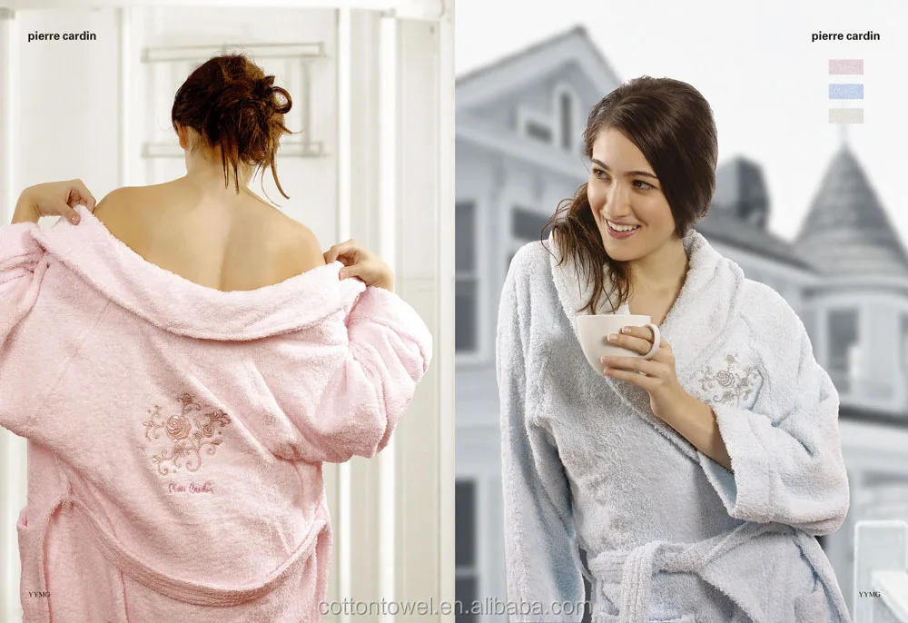 Cotton Bathrobes With High Quality Low MOQ Super Soft  Bathrobe Wholesale  Hotel Bathrobe