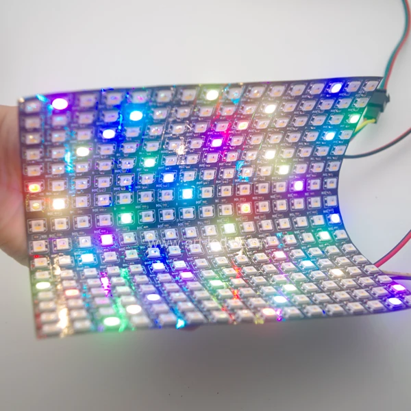 
Digital rgbw led display 8 x 32 apa102c ip65 matrix 