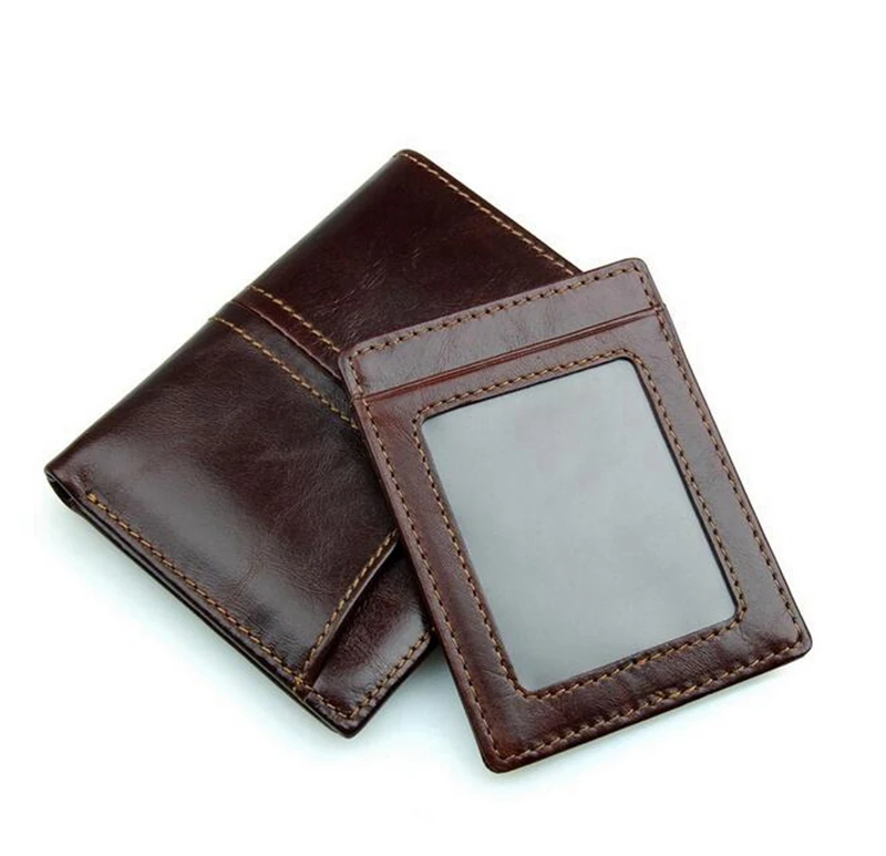 Dreamtop DTC125 top quality leather money clip RFID blocking wallet for men