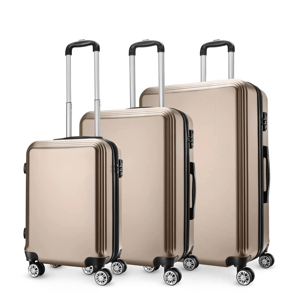 New Style Metallic Finish Various Colour ABS Travel Trolley Luggage