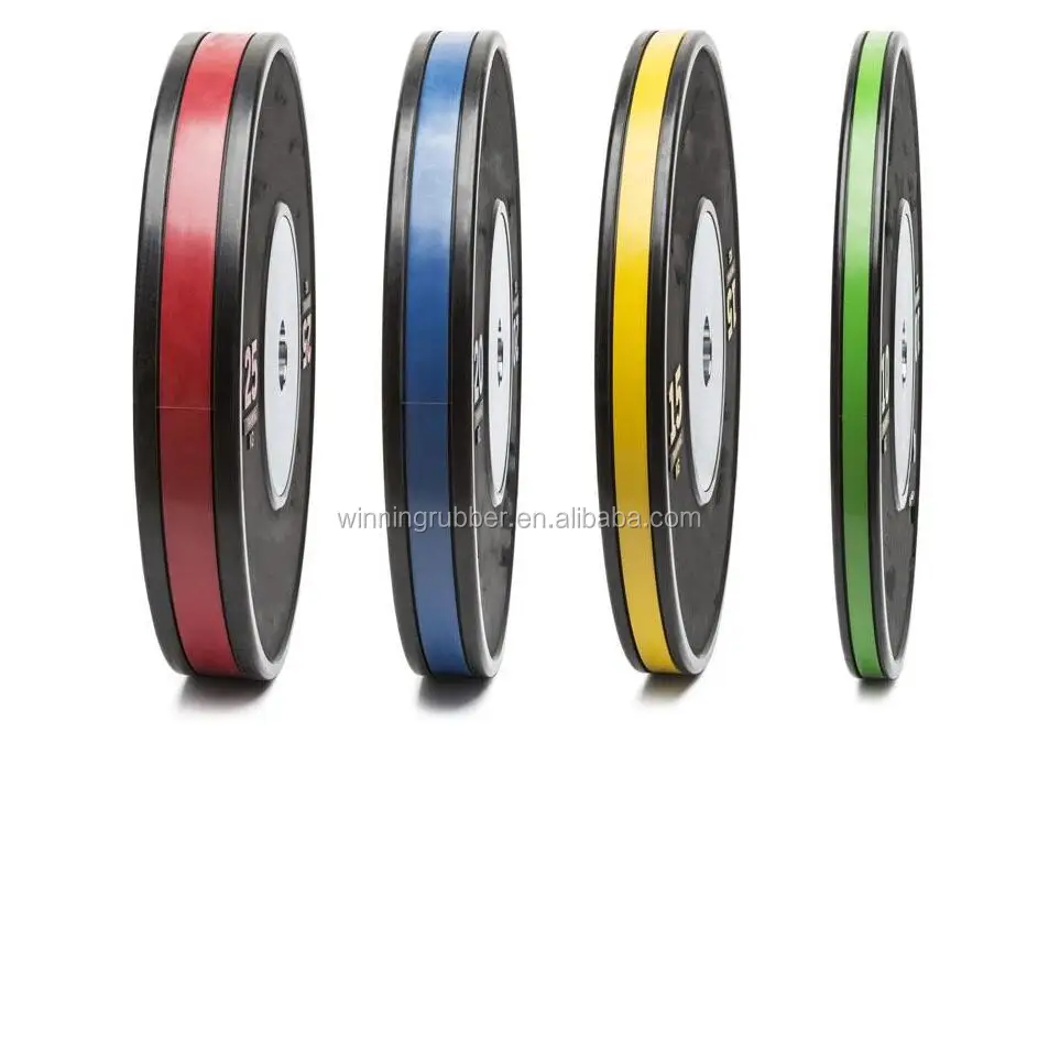 
High Quality Rubber Bumper Competition Barbell Weight Plate For Cross Fit 