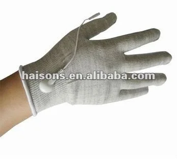 Conductive Electrotherapy Electrode Massage Tens Gloves for Pain Relief
