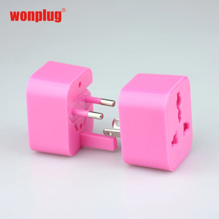 
Popular Multi-function Fashion 1 year guarantee fashion type birthday gifts for girl child CE ROHS approval wonplug universal travel adaptor with case