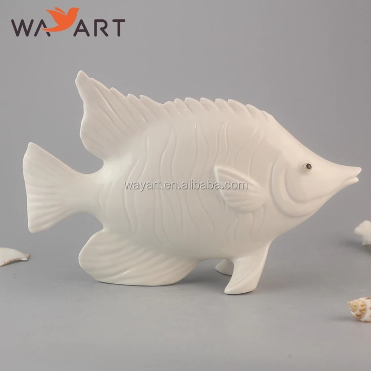 Xiamen Оптовые морские аксессуары керамические фигурки рыб