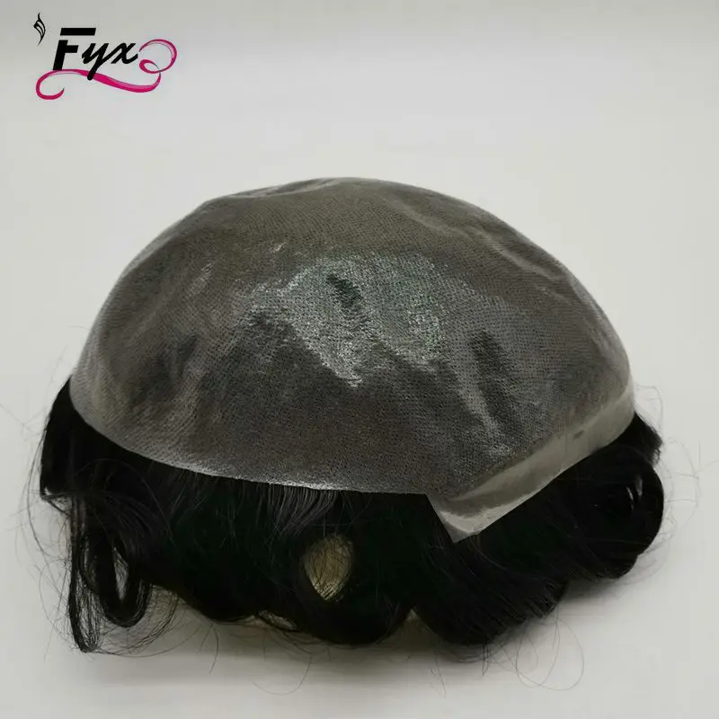 factory direct sale 100% human hair system mono toupee mens hair systems toupee High quality wigs for men