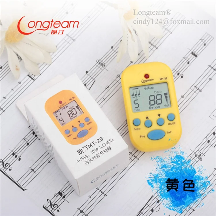 Мини-гитара укулеле с зажимом и бас-метрономом, скрипка, пианино, музыкальные инструменты, аксессуары, электронный метроном