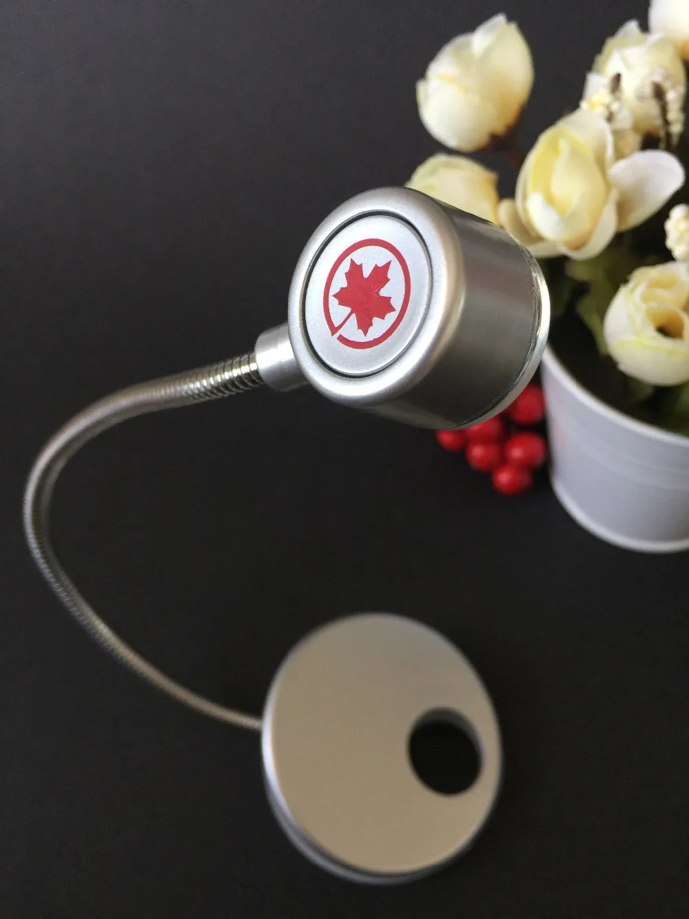 Гибкая лампа для чтения, рекламная мини-лампа с зажимом для путешествий