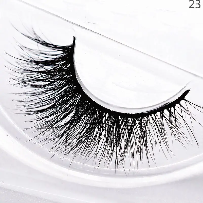 Cheap Korea Natural Eyelashes False Eyelashes 3D Mink