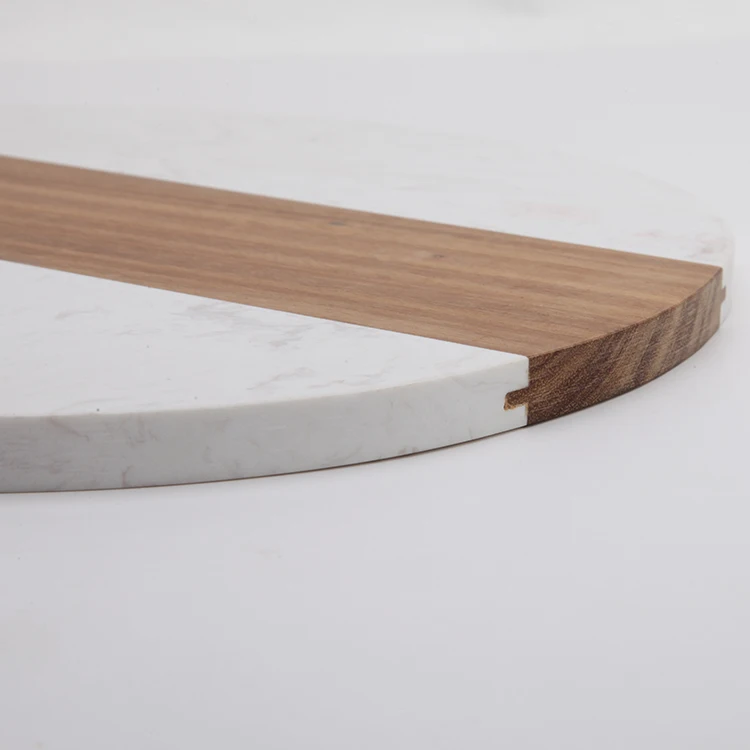 
Super Easy Clean flexible kitchen Marble round chopping board 