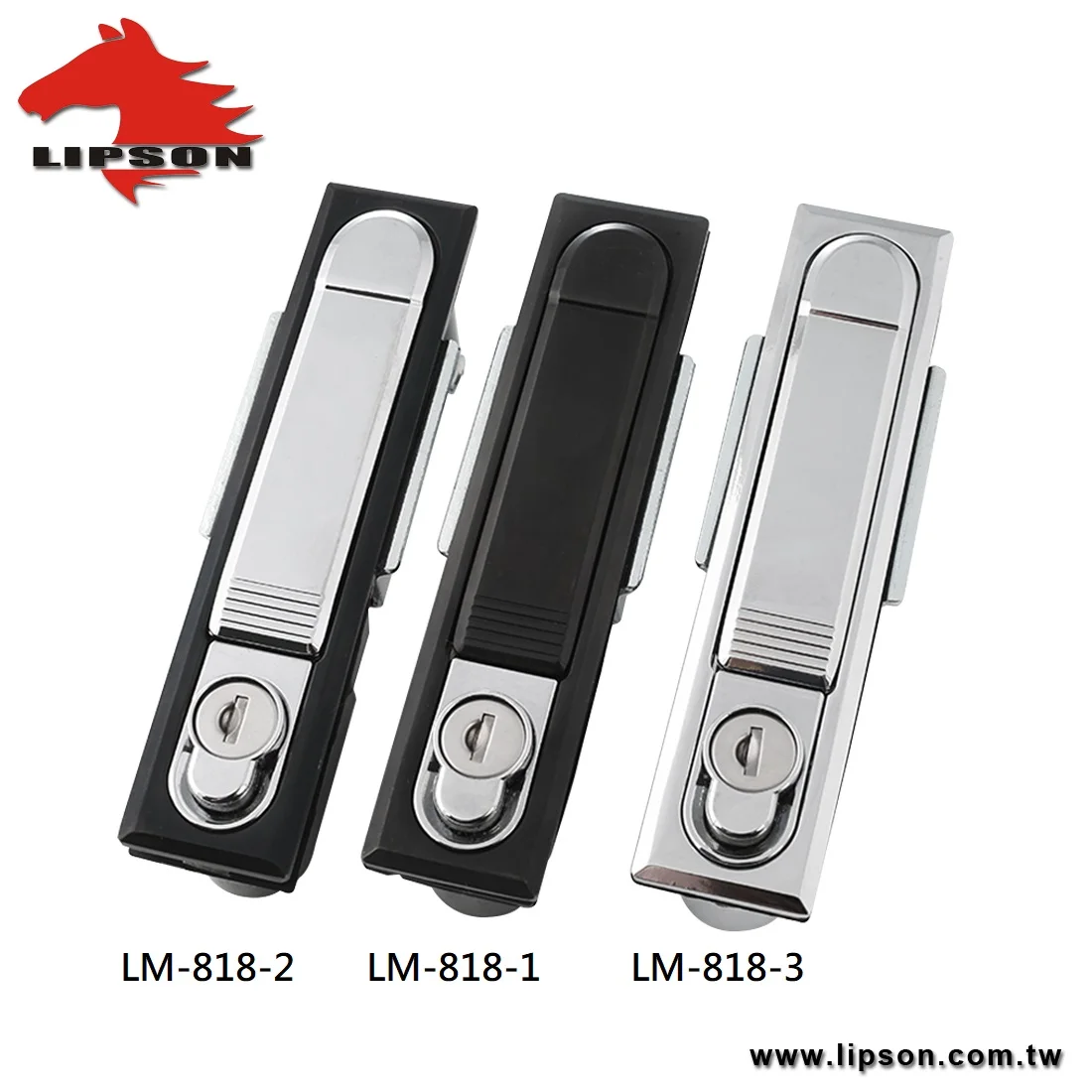 LM-818-3 Multi 3 Point Electronic Door Handle Lock for Power Supply Systems