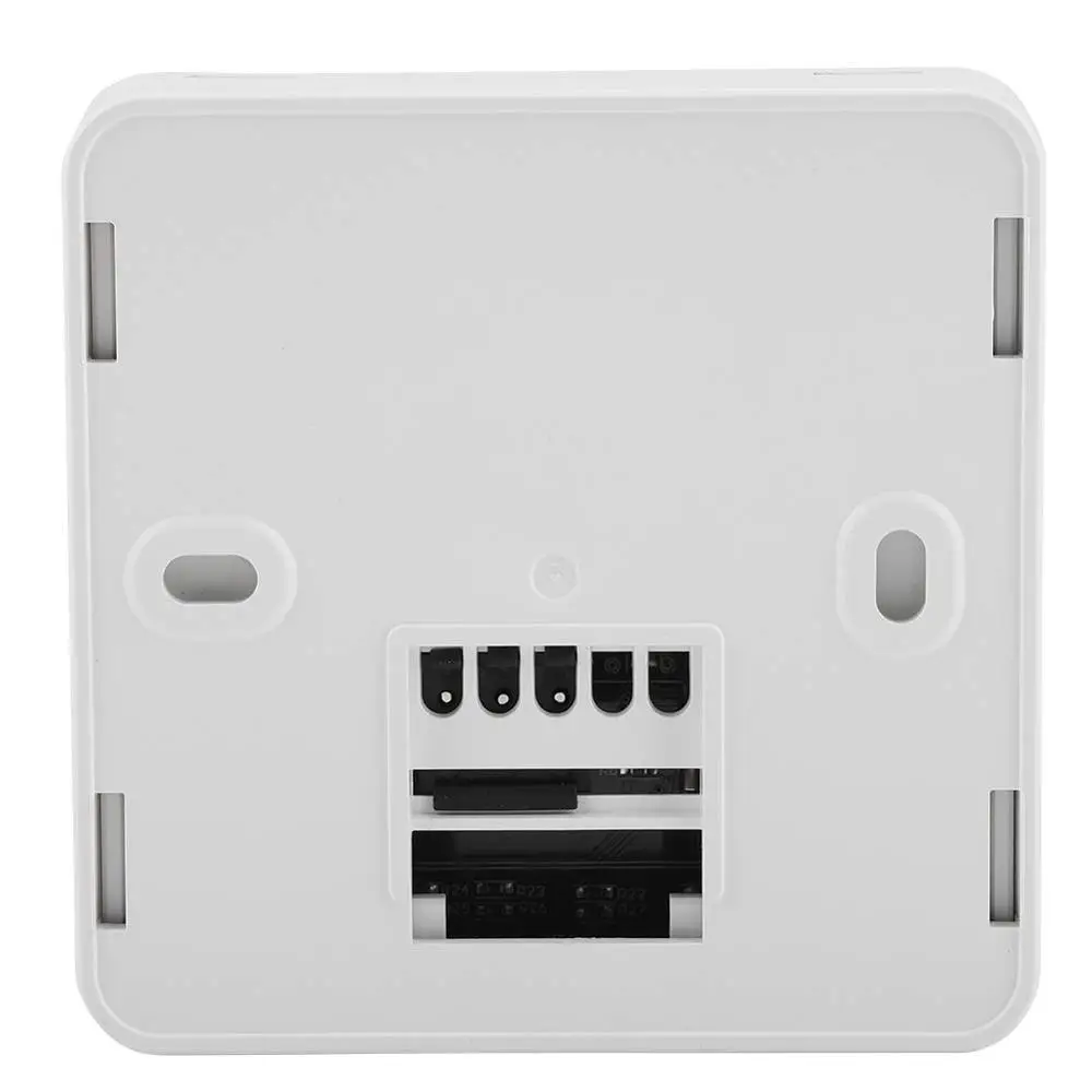 High Accuracy 7 Days Programmable Blue Backlight Boiler Thermostat With 0.5C Swing Temperature