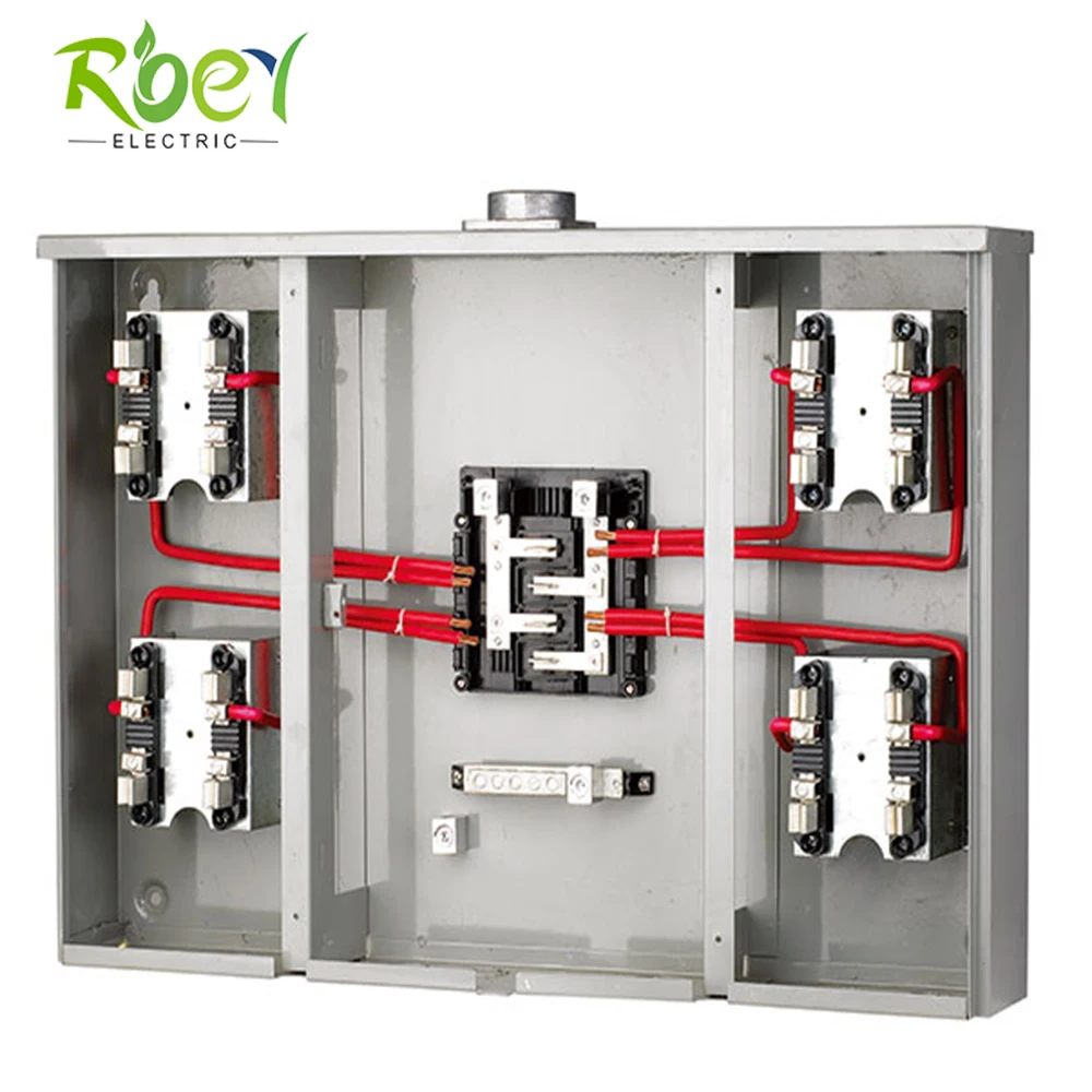 100 Amps Single Phase Residential Watt Meter Socket / Electrical Meter Socket Base