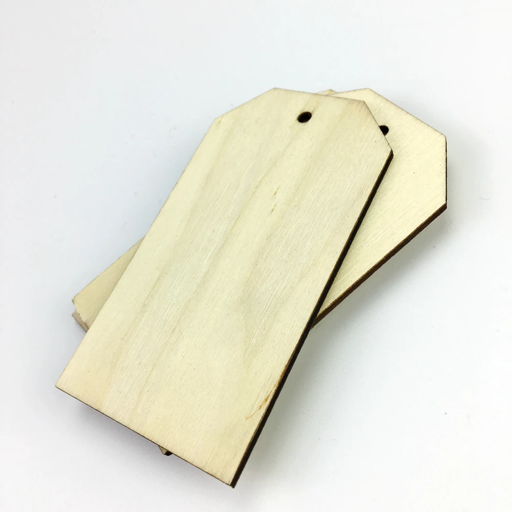 Wooden Hang Tag Wood Key Tags With Engraved Logo