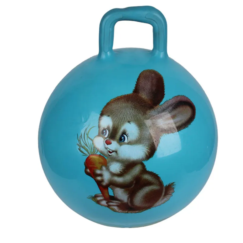 45 cm szie inflatable pvc bouncing hopper ball for kids