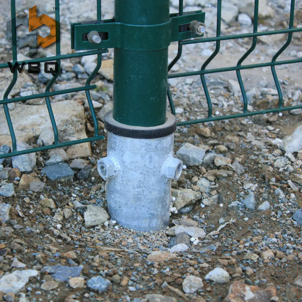 No dig steel galvanized ground screw anchor for wire mesh fence