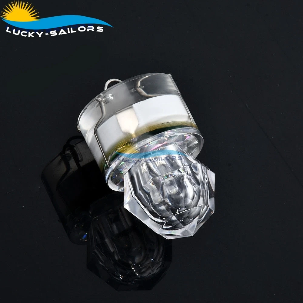 LED Underwater lozenge Fishing Flashing Light, Bait Lure light,more than 350hrs lifetime