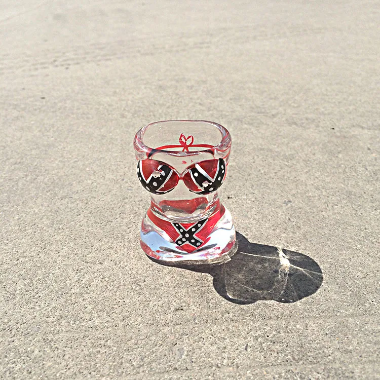 20ml unique shaped sexy women mini wine glass shot glass cup
