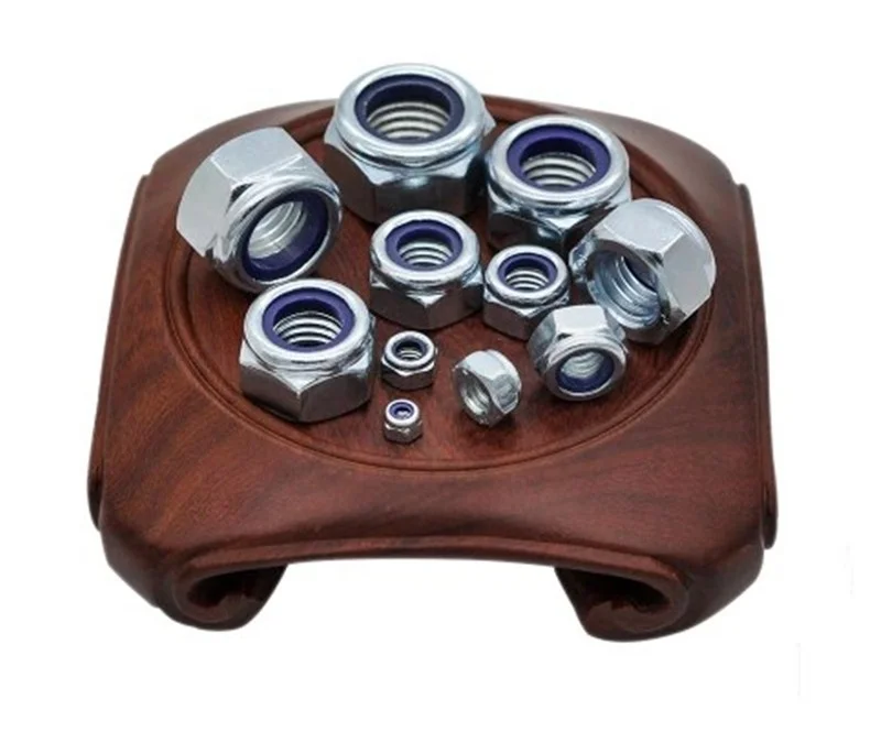 DIN985 M2 M3 M4 M5 M6 M8 M10 M12 Шестигранная нейлоновая вставка, контргайки