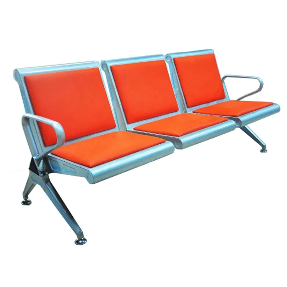 Steel 3 seat Airport Waiting Chair with high quality security competitive prices AW-059