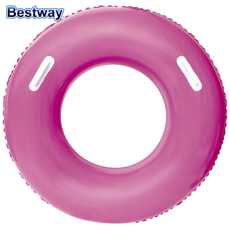 Hot Sale Customize Summer Floating Swim Inflatable Swim Ring Size With Handle