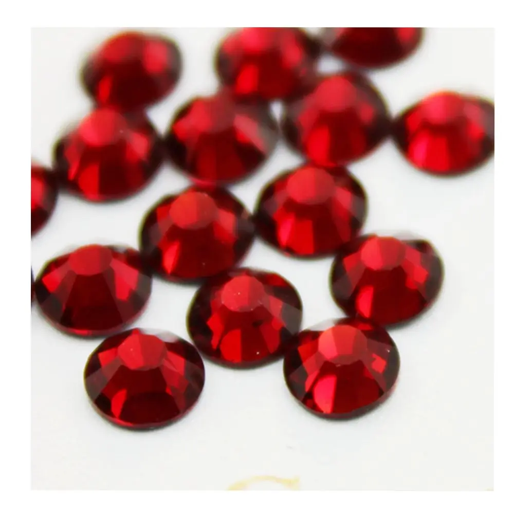 Large rhinestone ss30 super flare flat bottom glass rhinestone iron on transfer crystal stones