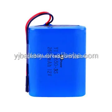 5v YJ 18650-3s-2p 4400mAh li polymer battery pack for ebike