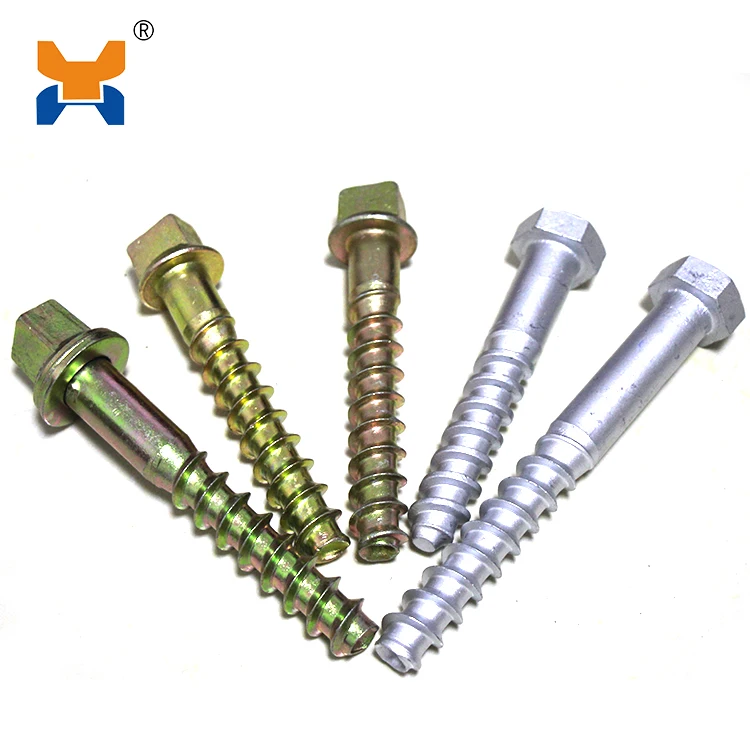 high quality China Railway locomotive accessories customized steel railway fastening system screw spikes
