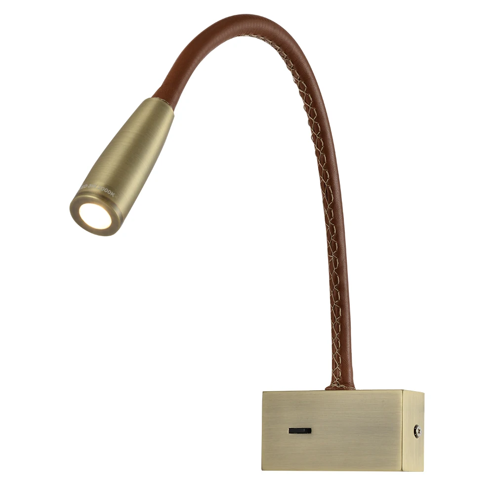 Hotel goose neck modern wall mounted sconce lamp led reading light for home decor