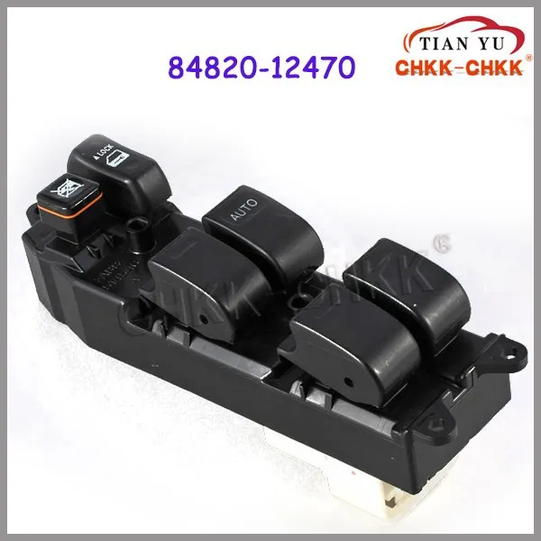 84820-12470 главного переключателя окна силы автомобиля переключатель окна для toyota венчик, 2000-2008