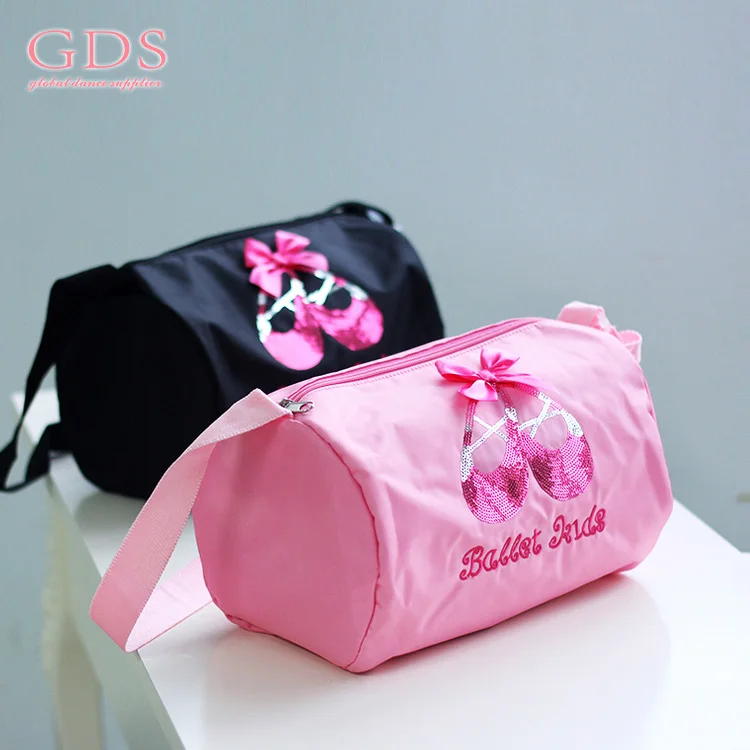Pink Sequin One Shoulder Rolling Dance Bag