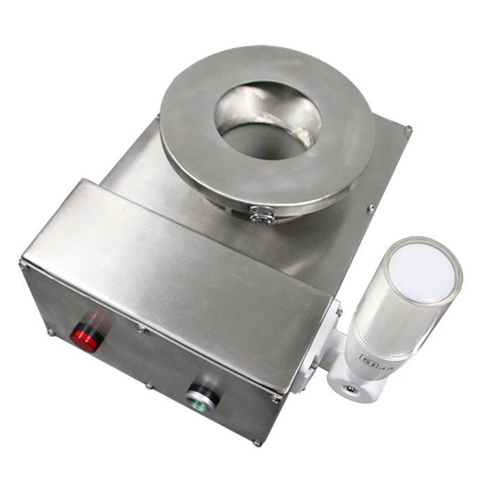 
Drop pipe throat metal detector separator machine for powder food 