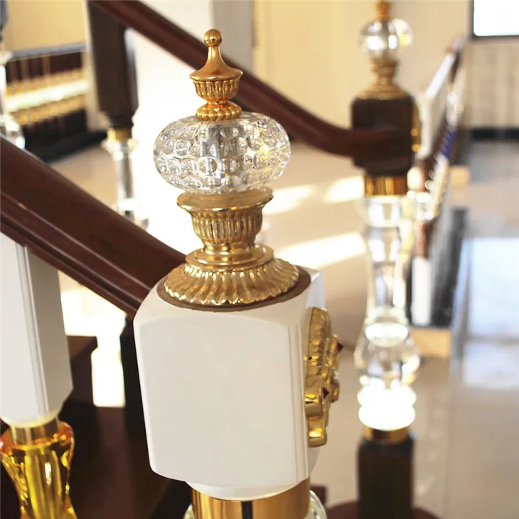 
Indoor Wooden Crystal Balusters for House Decoration 