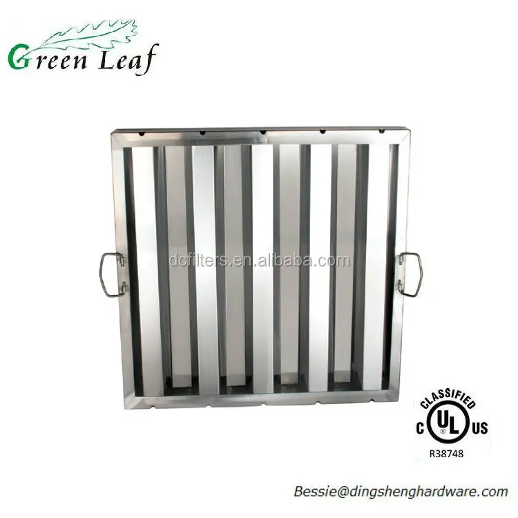 Stainless Steel T type Baffle Grease Filter