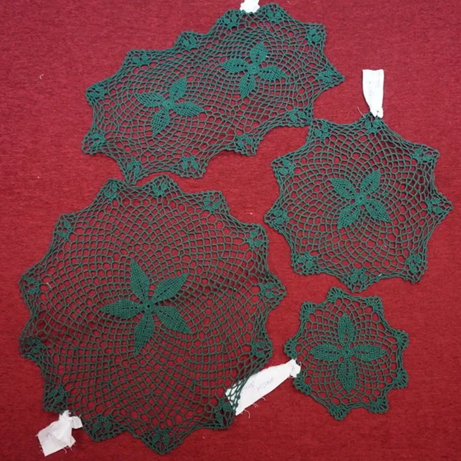 Crochet cotton doily