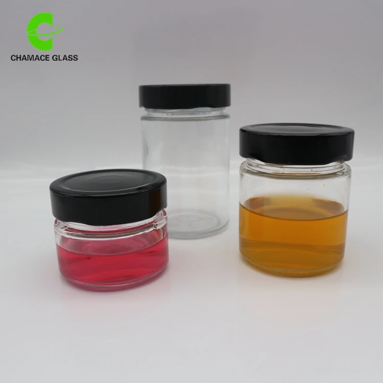 106ml 212ml 314ml Ergo Jars Glass  Honey Jam Jar