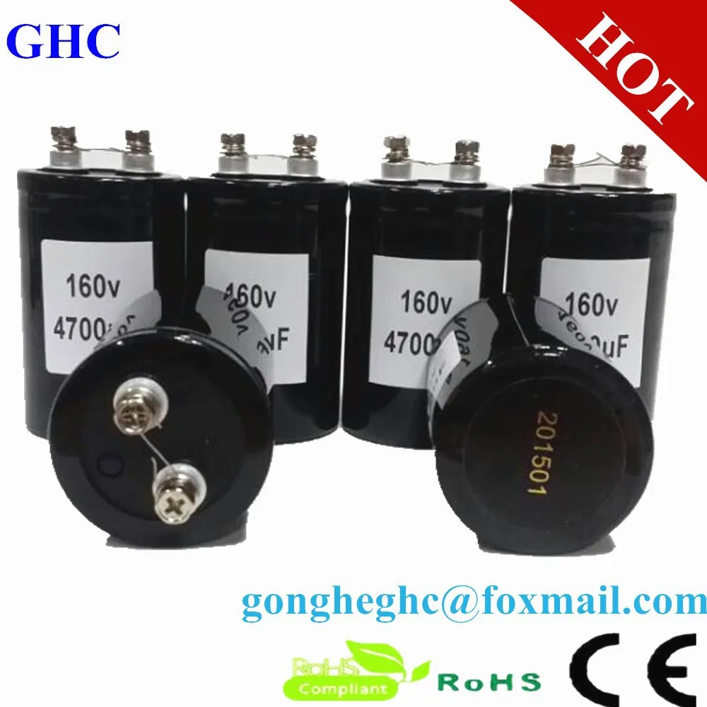 High voltage Capacitance 160v 4700uf Electrolytic Capacitor