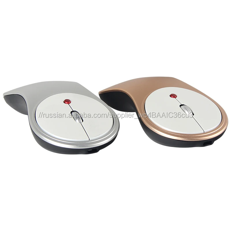 Аккумуляторная алюминиевая крышка 4D 2,4 г беспроводная мышь Bluetooth мышь