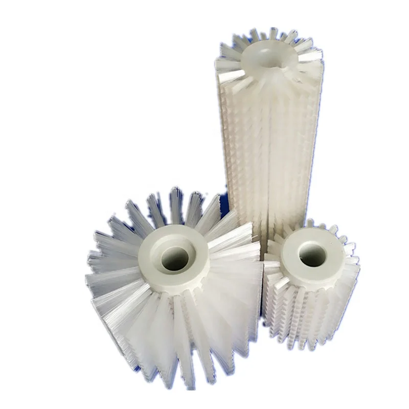 nylon bristle punched industrial roller brushes