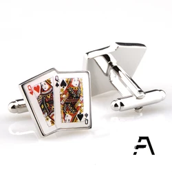 Запонки для покерных карт Aces Wild