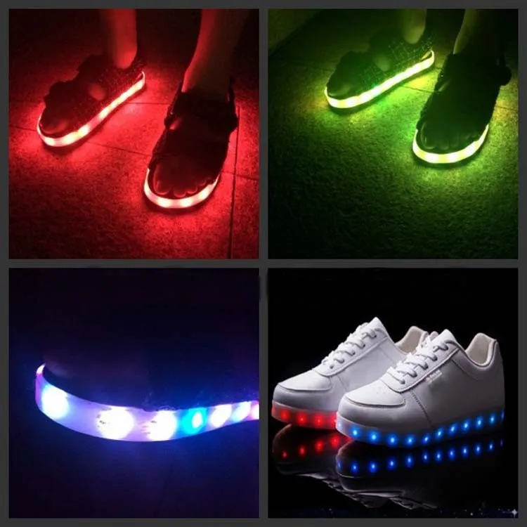 2021 popular shoe decorations vibration sensor flashing led shoe strip lights decorative shoe lights led strip