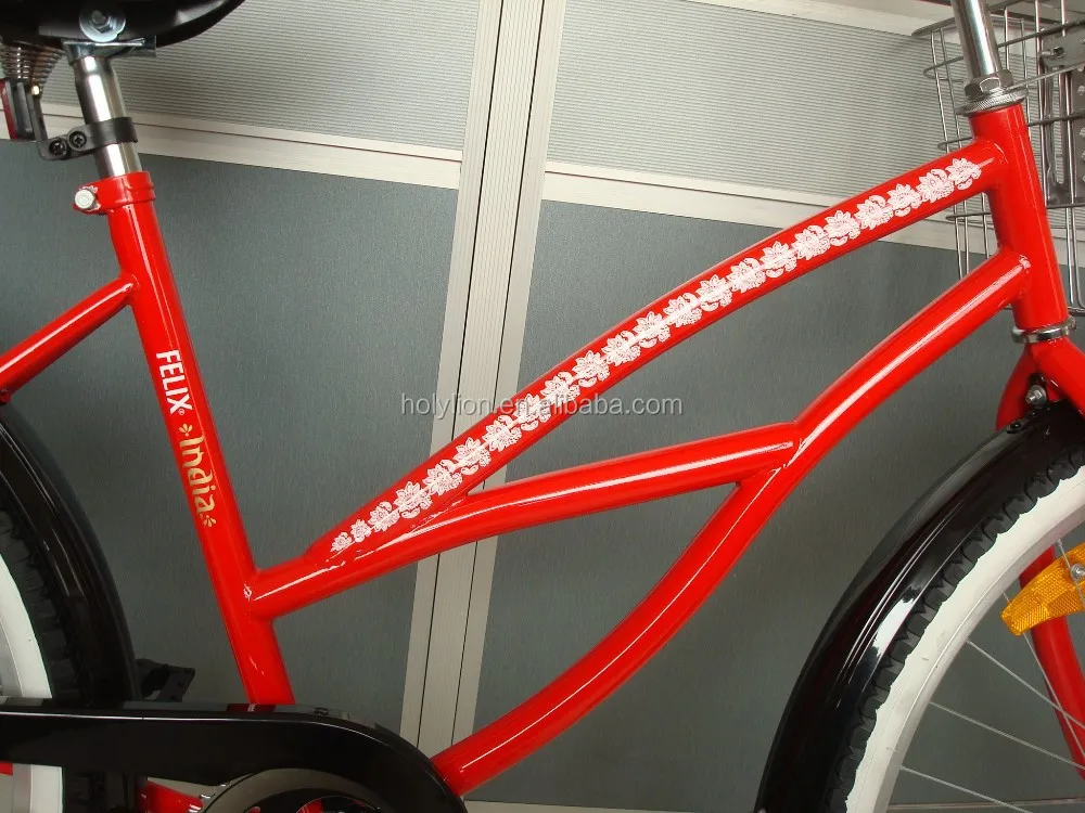 26 дюймов пляжный велосипед Крейсер велосипед Одиночная скорость для мальчика и девочки