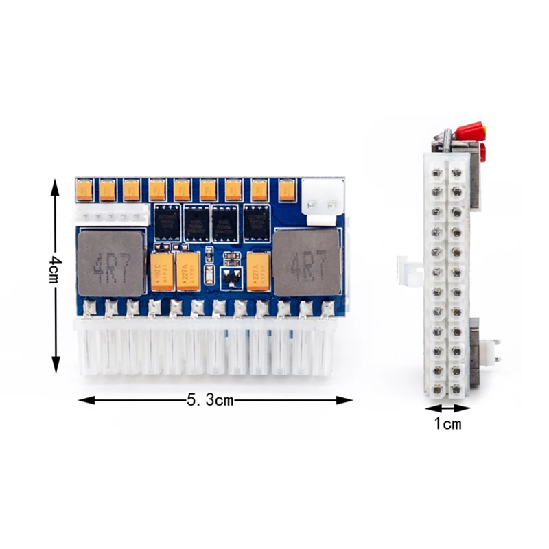 RGeek 24pin DC 12V Input 250W Peak Output Switch ATX Pico PSU MINI ITX PC Power Supply Board