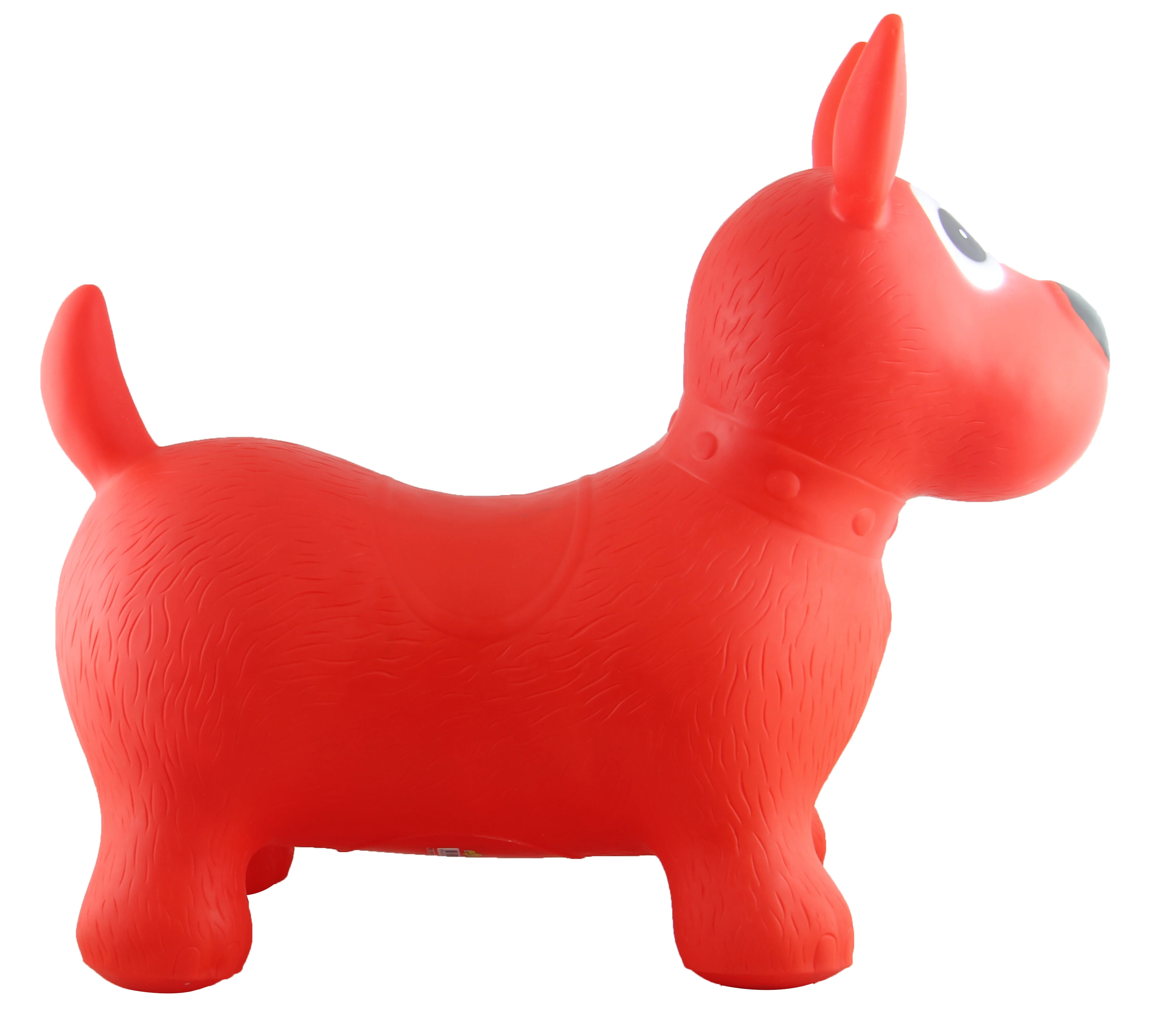 Надувные экологически чистые игрушки из ПВХ для катания, прыгающая собака с голосом, игрушки для дома и улицы