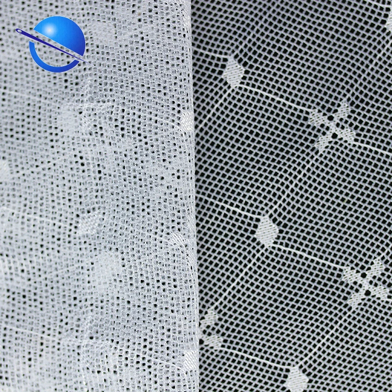 Жаккардовый узор 100% полиэстер москитная сетка ткань для манежа ребенка